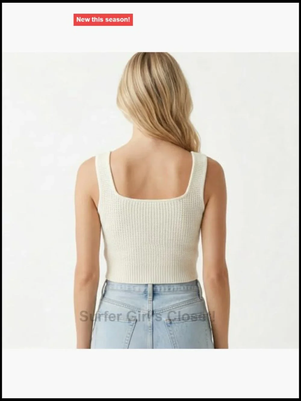 Women's Knit Sleeveless Sweater Vest Crop Tank Cami Summer Casual